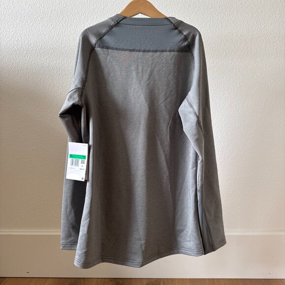 NWT Nike Pro Warm Long Sleeve Top Grey XL Youth Performance - Picture 4 of 14